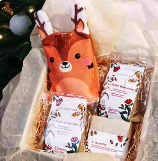 Coffret Bébé Baroude - Baroude & Recettes Gant de toilette cerf