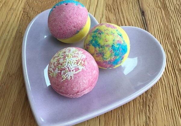 Bombe de bain effervescente