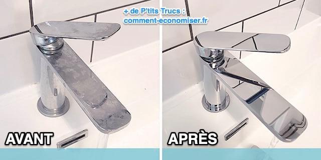 Redonner de l’éclat à la robinetterie